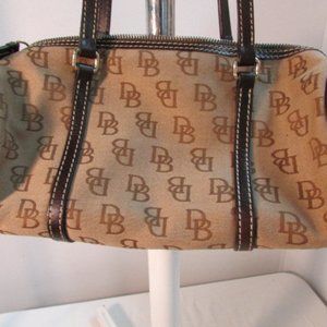 Dooney & Bourke Brown Signature Shoulder Bag